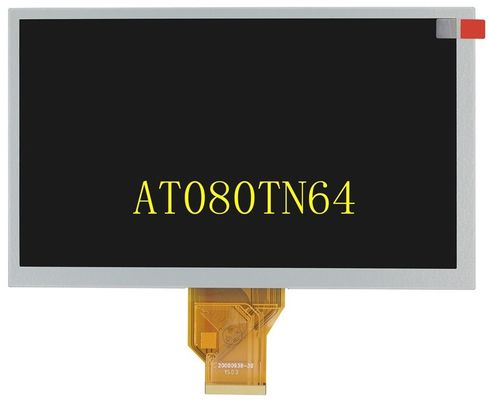 At080tn64 original modificado para requisitos particulares Innolux 8" panel LCD de la exhibición del vehículo automotriz de LCM 800X480