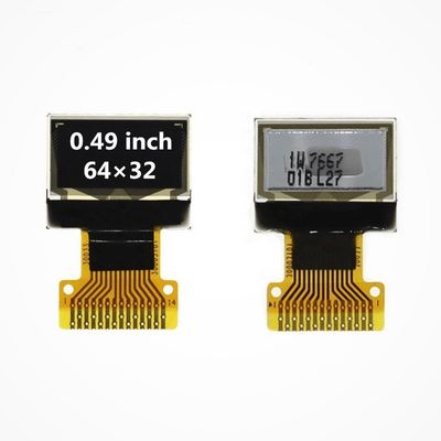 pantalla micro monocromática LCD SSD1306 SPI del panel 128x64 de 0,96 pulgadas