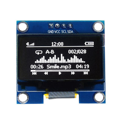 pantalla micro monocromática LCD SSD1306 SPI del panel 128x64 de 0,96 pulgadas
