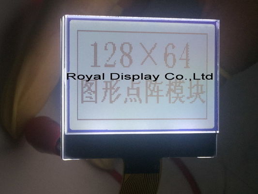 usos industriales gráficos seriales del control de los módulos de la exhibición del regulador FPC del módulo St75665r de 128X64 que sueldan LCD