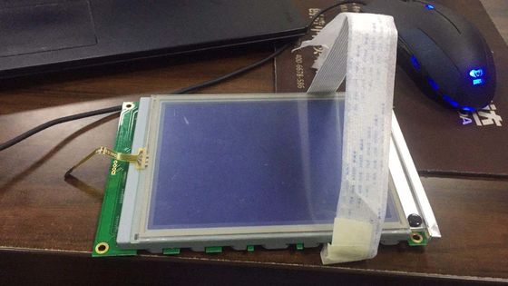 Exhibición gráfica del LCD de la MAZORCA del LCD del fondo azul de alta calidad de FSTN 320*240dots con la fraseología azul