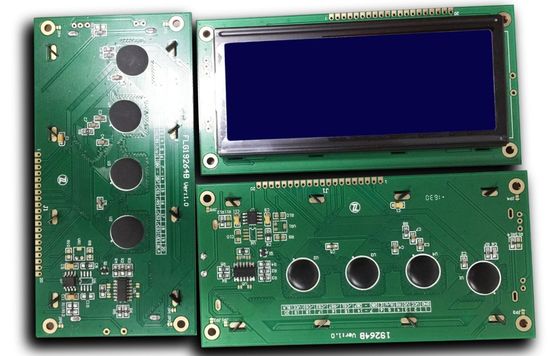 exhibición blanca Stn-gris del LCD del módulo de la retroiluminación LED del bajo consumo de energía gráfico 192*64dots