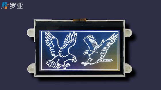 exhibición blanca Stn-gris del LCD del módulo de la retroiluminación LED del bajo consumo de energía gráfico 192*64dots