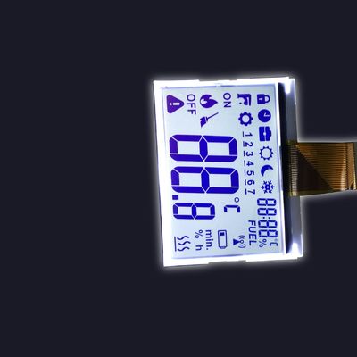 La pantalla LCD 128X64 monocromático del segmento de STN YG ST7565R 7 puntea soldar de FPC
