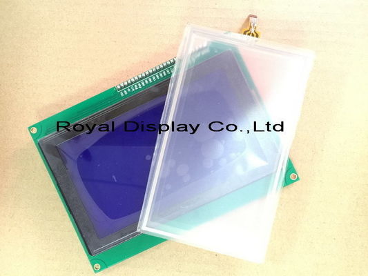 240*128 PUNTEA el módulo paralelo del contraluz del módulo STN YG/Blue Lcd de la exhibición de ROHS FSTN 3V LCD