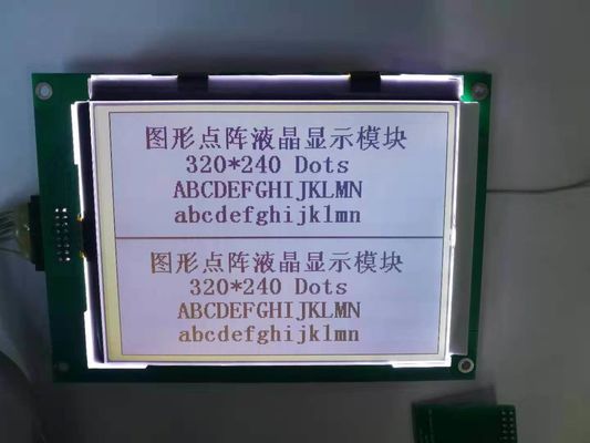 módulo monocromático positivo del LCD del panel de 320X240 Dots Customized Size Connector Rtp FSTN