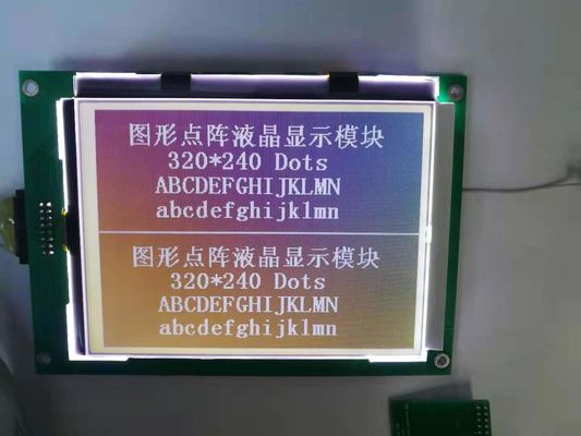 módulo monocromático positivo del LCD del panel de 320X240 Dots Customized Size Connector Rtp FSTN