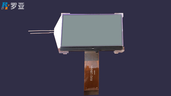 Exhibición caliente de DOT Matrix Graphic Monochrome LCD del FFC-conector del diente 3V de las ventas 12864
