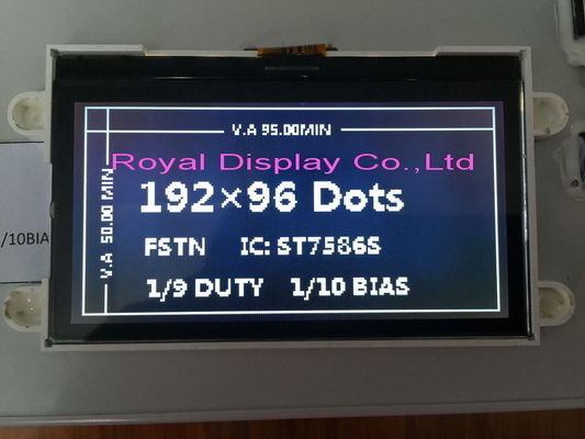 Exhibición LCM de la venta al por mayor Stn/FSTN 19264 Dots Controller Blacklight Monochrome Graphic LCD