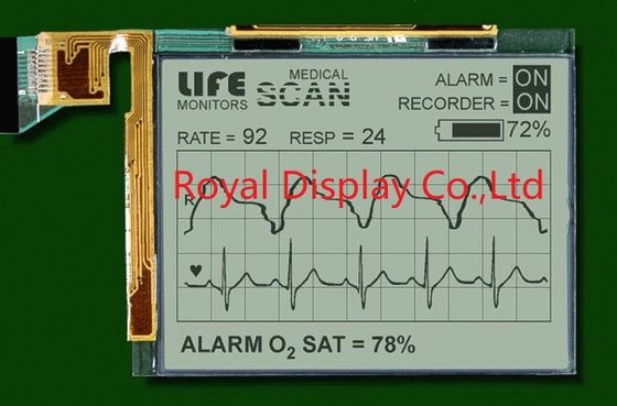 Módulo estándar de encargo de FSTN 320X240 Dots Graphic LCD con el positivo de Transflective de la retroiluminación blanca