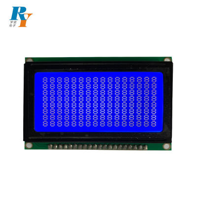 Tipo exhibición de encargo transmisiva negativa Stn-azul de la MAZORCA 128*64 del LCD