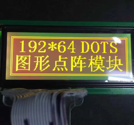 Interfaz paralela gráfica del módulo FSTN FFC de Stn 192x64 Dots Mono LCD