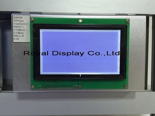 240X128 puntea el módulo negativo transmisivo gráfico de la representación gráfica de Stn LCD del módulo monocromático del panel de la MAZORCA