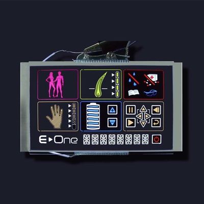 Panel LCD de encargo del segmento del ALCANCE siete del panel LCD de Transflective FSTN mono