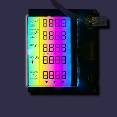 El panel positivo del TN LCD VA del Va Tn Htn Stn 3.3V FSTN del mono del equipamiento médico de Instrumen 7 del segmento módulo eléctrico de encargo del LCD
