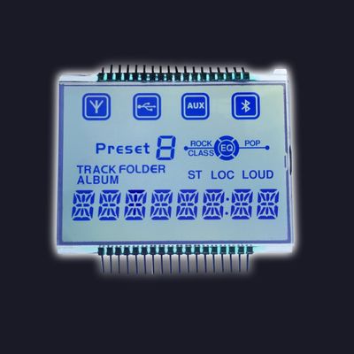 El panel positivo del TN LCD VA del Va Tn Htn Stn 3.3V FSTN del mono del equipamiento médico de Instrumen 7 del segmento módulo eléctrico de encargo del LCD