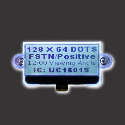 Exhibición monocromática graphnic gráfica del lcd de la matriz de punto del módulo del diente del panel LCD RYG12864M St 7565r de FSTN 128X64 VA.