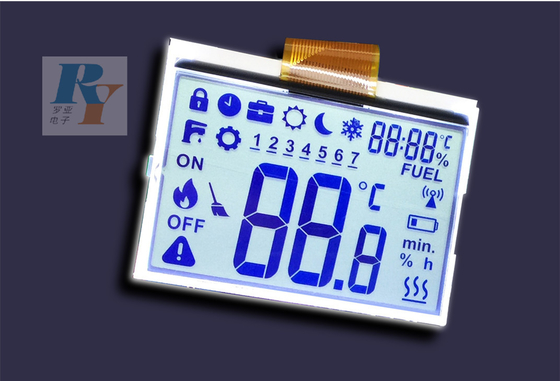 Pantalla de visualización transparente del Lcd del aire acondicionado del TN con el contraluz llevado blanco