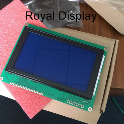 Módulo negativo monocromático del LCD 240X128dot LCD de la exhibición gráfica azul de Stn