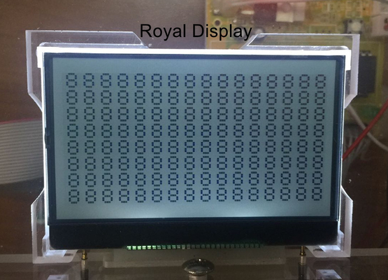 exhibición gráfica positiva de 128X64dots FSTN Transflective 1/65duty 1/7bias LCD