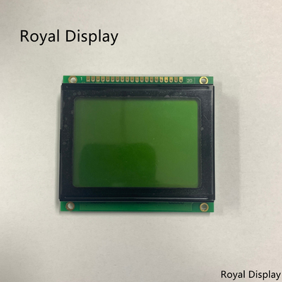 módulo monocromático del LCD de la MAZORCA LCD de la exhibición gráfica de color verde amarillo de 128X64dots STN