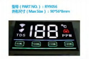 polaridad del cc del módulo de la pantalla LED del segmento 100000hours para el aire acondicionado