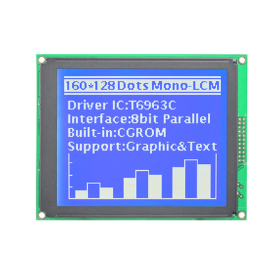 160x128 puntos STN FSTN gráfico COB T6963C controlador IC módulo de pantalla Lcd