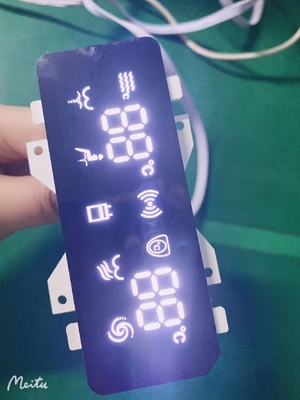Modifique 4 el ánodo común del color para requisitos particulares azul de la pantalla LED del segmento del dígito 7 para el retrete elegante