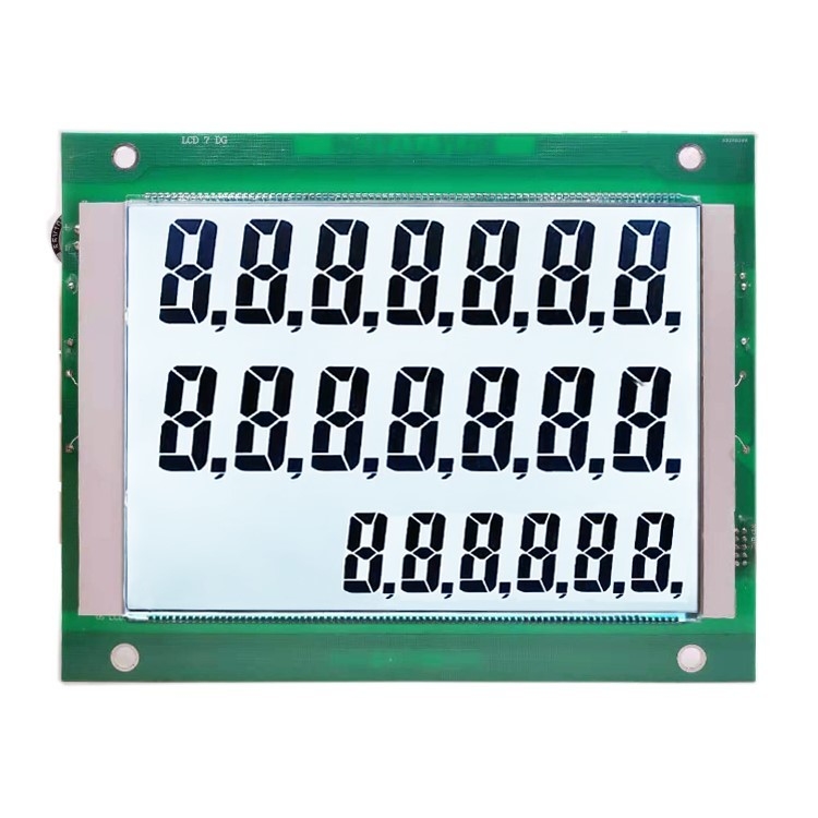 Módulo LCD azul STN 6H Monitor de distribución de combustible de temperatura amplia con PCB