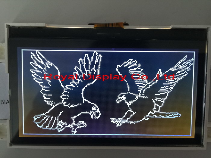 Modulo LCD gráfico 192*48 con luz de fondo AT0107 6H 12H Pantalla industrial de amplia temperatura