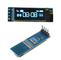 Serial 0,91&quot; azul de 0,91 pulgadas 128x32 I2C IIC conductor del módulo SSD1306 de la exhibición de OLED LCD
