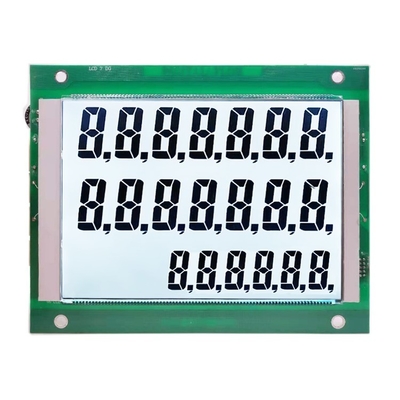 Módulo LCD azul STN 6H Monitor de distribución de combustible de temperatura amplia con PCB