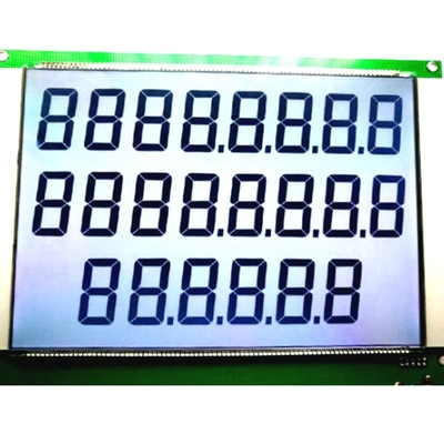 Módulo LCD azul STN 6H Monitor de distribución de combustible de temperatura amplia con PCB