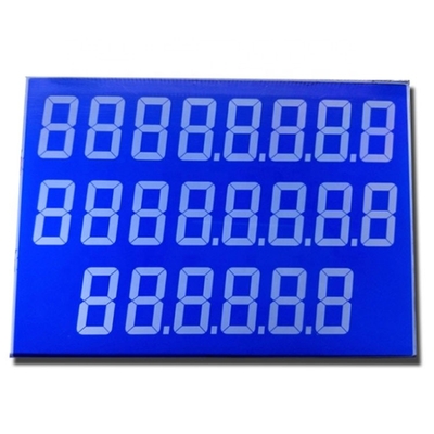 Módulo LCD azul STN 6H Monitor de distribución de combustible de temperatura amplia con PCB