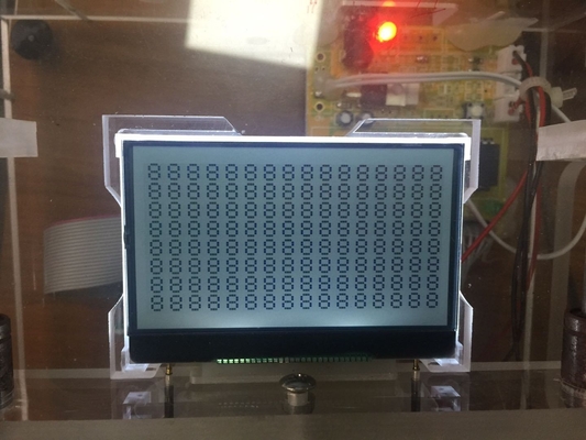 132*64 módulo gráfico LCD STN azul de gran temperatura 6H pantalla industrial negativa con PCB