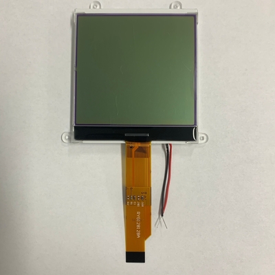 128*128 Modulo gráfico LCD STN Amarillo Verde Ancho de temperatura 6H Pantalla industrial