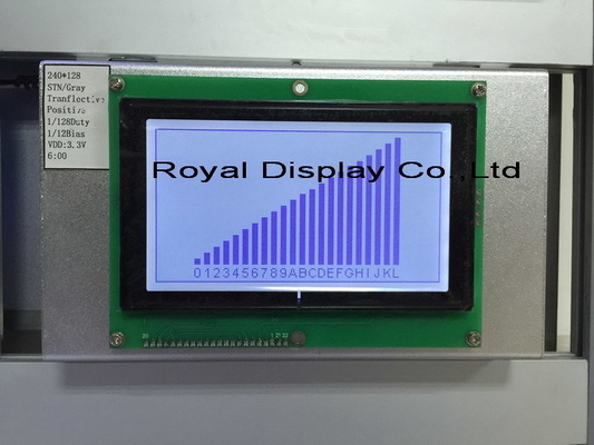 240*128 módulo gráfico LCD FSTN con pantalla industrial de alta temperatura