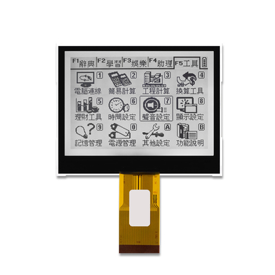 480*160 Módulo gráfico LCD FSTN 6H Pantalla industrial transflectiva positiva