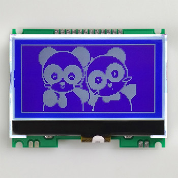 256*128 Modulo LCD gráfico de amplia temperatura Winstar 100% reemplaza la pantalla industrial