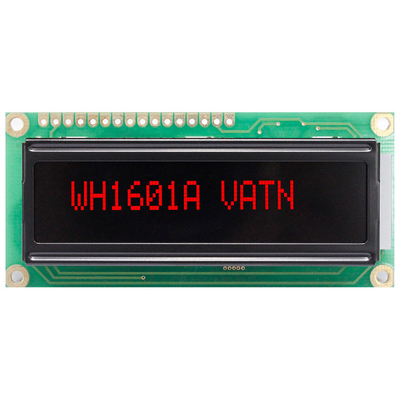 Modulo LCD de 16*1 caracteres monocromático SPI de interfaz de amplia temperatura VATN