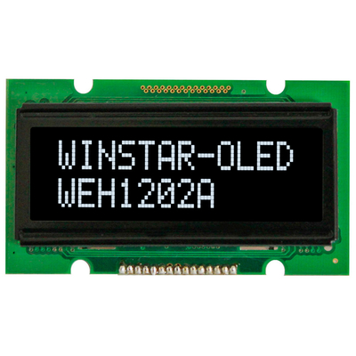 1.6' 12*2 Caracteres Monocromo OLED módulo LCD Winstar Reemplazar