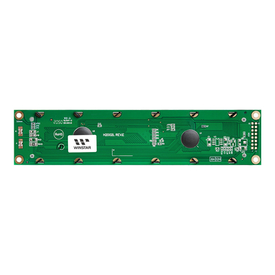 20*2 FSTN STN caracteres monocromáticos ST7066U módulo LCD de temperatura ancha