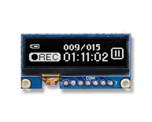1.3' 128*40 gráfico mono Sh1106 Spi I2c OLED de amplia temperatura