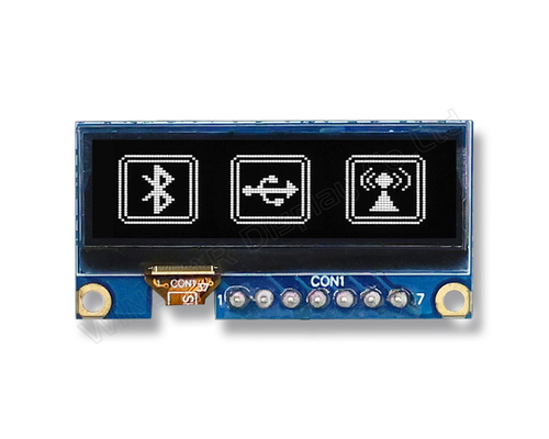 1.3' 128*40 gráfico mono Sh1106 Spi I2c OLED de amplia temperatura