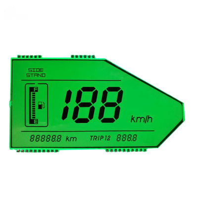Pantalla LCD Transflective de 7 del segmento de la motocicleta TN del velocímetro