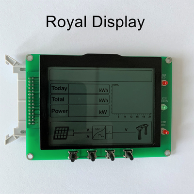 128X16dots exhibición gráfica positiva del icono FSTN Transflective 1/65duty 1/9bias LCD