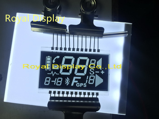 Exhibición gráfica modificada para requisitos particulares del LCD de 7 segmentos para el equipo de las radiocomunicaciones