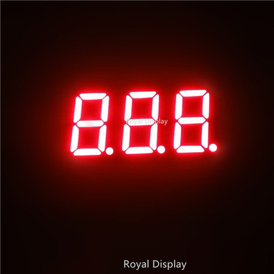 0,56 pulgadas LED dividen la pantalla LED de segmento en segmentos de la polaridad 110mcd 7 del cc de la exhibición