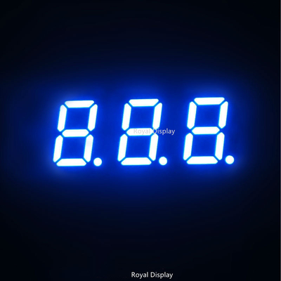 0,56 pulgadas LED dividen la pantalla LED de segmento en segmentos de la polaridad 110mcd 7 del cc de la exhibición