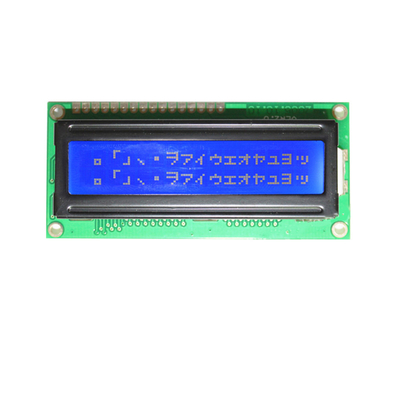 Inglés-Japonés del módulo de la exhibición del carácter 16X2 LCD de la MAZORCA de STN